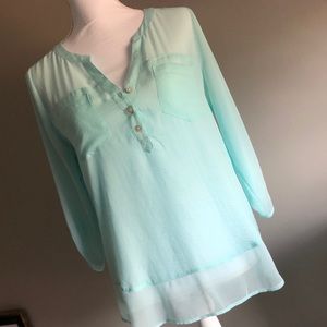 Express 3/4 sleeve blouse